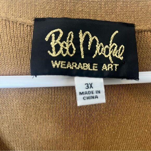 Bob Mackie Button Front Cardigan Sz 3X - Picture 6 of 7